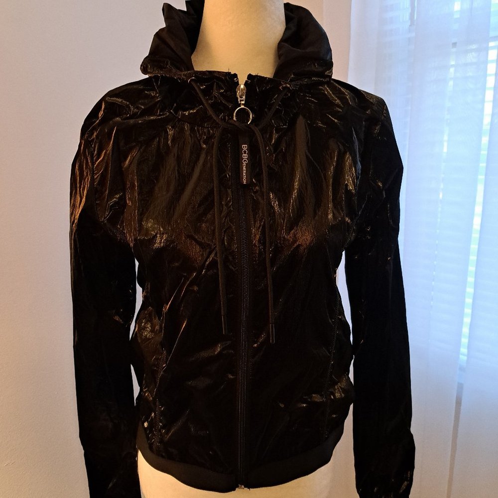 Bcbgeneration Black Nylon Jacket With Mesh Detail… - image 2